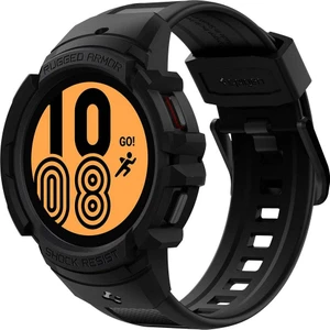 Galaxy Watch 5 / 4 (40mm) Kılıf & Kordon Kayış Rugged Armor Pro Black - ACS03831