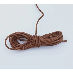 Angel Çanta Akssesuar Koyu Taba  Mumlu Koton Ip 5 Metre