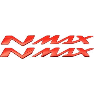Yamaha Nmax Kabartmalı Sticker Solmayan Etiket Takımı Kırmızı