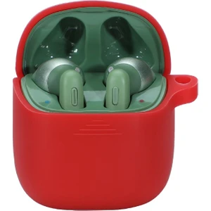 Jbl TUNE220TWS Için Darbeye Dayanıklı Silikon Kılıf - Kırmızı  (Yurt Dışından)