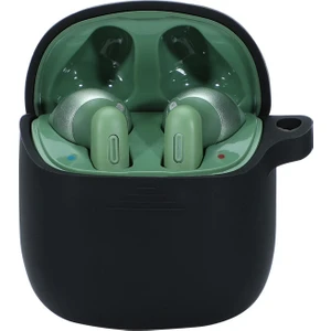 Jbl TUNE220TWS Için Darbeye Dayanıklı Silikon Kılıf  - Siyah  (Yurt Dışından)