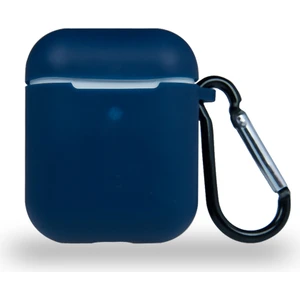 Case World Caseworld Apple Airpods Renkli ve Askılı Silikon Kılıf - Lacivert
