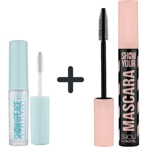 Show Your Mascara Black & Show Your Peace Transparan Kaş ve Kirpik Maskarası