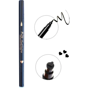 Rose Cosmetics Bir Tarafı Kalem Bir Tarafı Kalp Baskılı Eyeliner