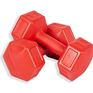 3 kg Kırmızı Dambıl Seti 3 kg x 2 Adet Toplam 6 kg Ağırlık