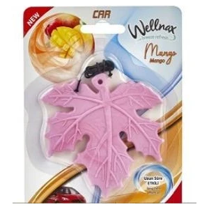 Wellnax Breeze Refresh Yaprak Oto Ferahlatıcı Mango Kokusu x1