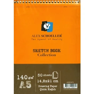 Alex Schoeller A5 140 gr Eskiz Defteri