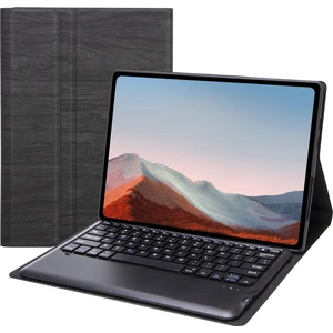 Microsoft Surface Pro 4/5 / 6/7 Siyah + Siyah Için Klavye + Kılıf (Yurt Dışından)