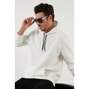 Slim Fit Baskılı Kapüşonlu Kanguru Cepli Pamuklu Sweat Erkek Sweat 5414018