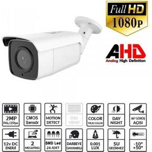 EZ-2020HD 2mp 3.6mm 24SMD Ahd Bullet