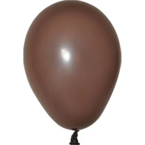 Patladı Gitti 5 Inç Kahverengi Mini Balon 10 Adet
