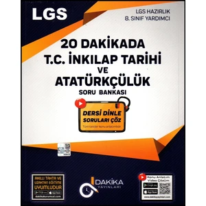 Dakika Yayınları 8. Sınıf LGS 20 Dakikada Inkılap Tarihi Soru Bankası