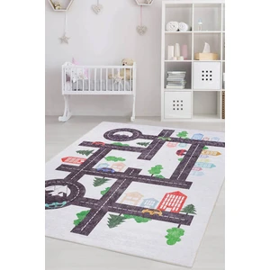 Çocuk Odası Halısı Minor Dekoratif Beyaz halı Al 407