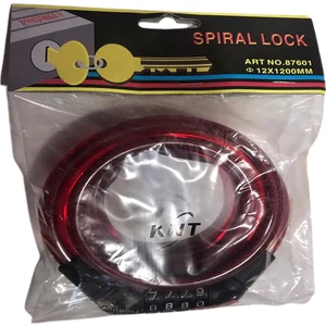 Knt Şifreli Bisiklet Kilit Zhongli 12*120 cm