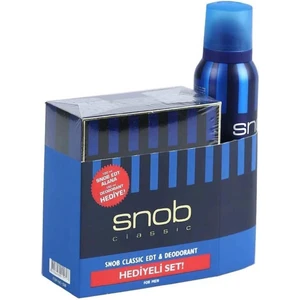 Snob klasik Edt 100ML+DEODORANT 150ML Set