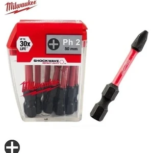 Milwaukee Bits Uç Ph2 50 mm 10'lu Paket Shockwave