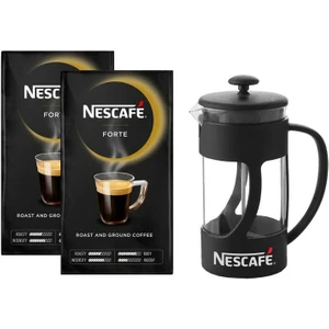 Mp 2 Adet Nescafe Forte Öğütülmüş Filtre Kahve 500GR + French Press
