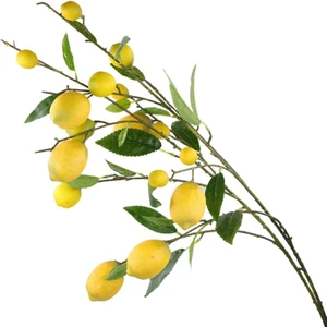 Yapay Limon Dalı 100 cm Yapay Çiçek Limon Ağacı Dalı