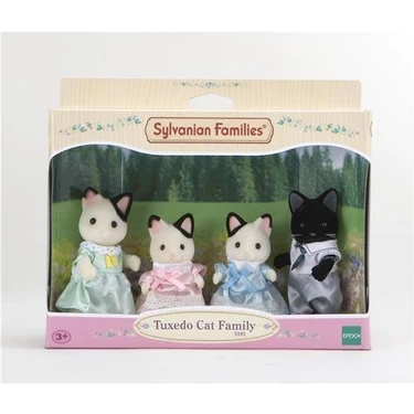 Sylvanian Families Tuxedo Cat Family