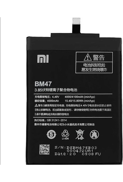Sotitech Xiaomi Redmi 4x Batarya