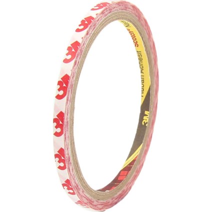 9088 Akrilik Şeffaf ve Ince Çok Güçlü Çift Taraflı Bant En:5mm Boy:5mt