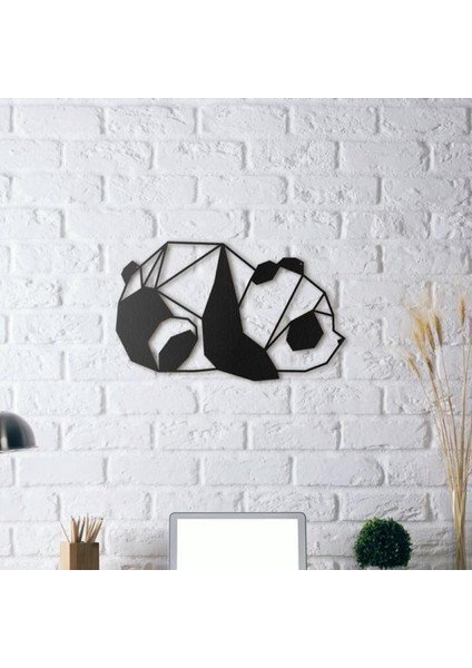 Panda Duvar Heykeli 2d Dekoratif Süs Hediyelik Askı