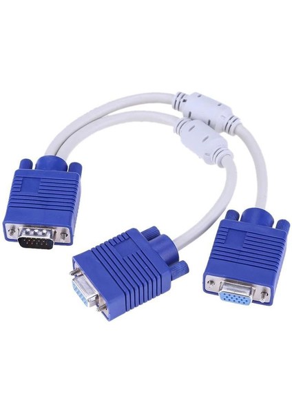 VGA Y Kablo VGA Splitter Kablo 2 Li VGA Çoklayıcı Kablo