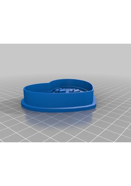 Pençe Baski Kalp Şekli Çerez Kurabiye Kesici Kalip Plastik Aparat