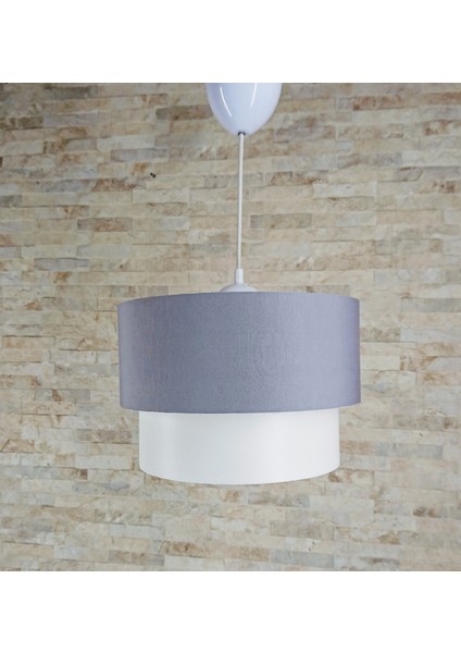 Eslem Home Tekli Pasta Sarkıt Avize Gri