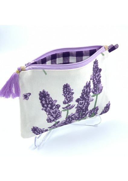 Lavanta Desen Makyaj Kozmetik Çantası MKC01 modelleri