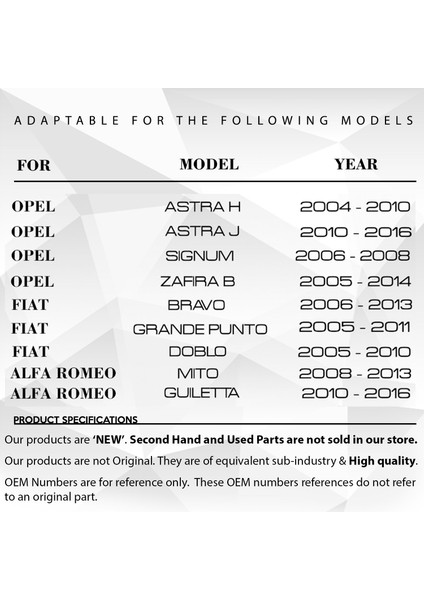 Fiat Doblo,opel Astra,alfa Romeo Guiletta Için Yağ Karter Tapası fiyatları