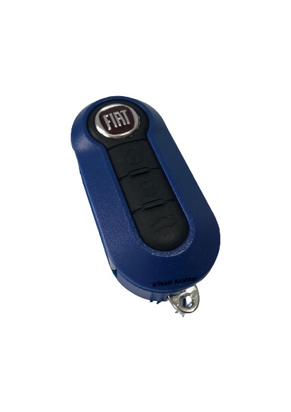 Fiat 500 Punto Doblo 3 Tuşlu Mavi Kumanda Kabı