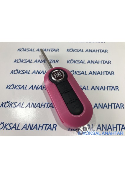Fiat 500 Punto Doblo 3 Tuşlu Pembe Kumanda Kabı indirimleri