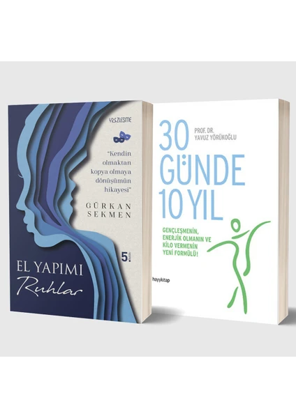 Yüzleşme Yayınları El Yapımı Ruhlar - 30 Günde 10 Yıl 2 Kitap Set - Gürkan Sekmen