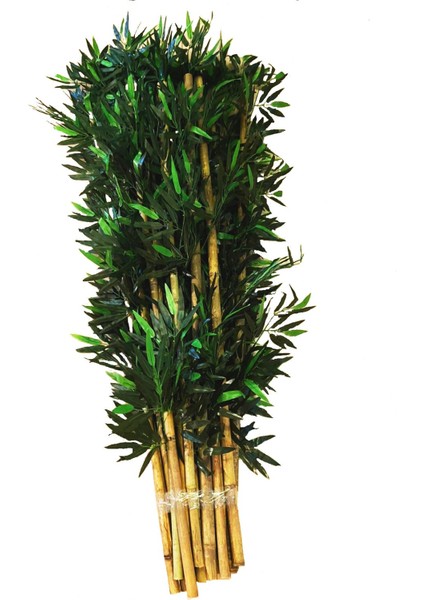 Yapay Bambu Ağaç Çubukları 1 Metre Boy 12 Adet 1 Demet Orjinal Bamboo Çubuk Çiçek Bitki