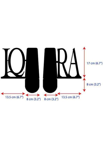 Ikra-"oku" Yazılı Metal Dekoratif Kitap Tutucu,kitaplık Dekoratif Aksesuar