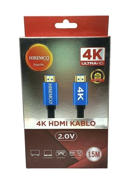 4K Ultra Hd HDMI Kablo - 1.5m