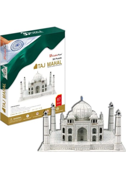 3D Puzzle Taj Mahal Hindistan 87 Parça