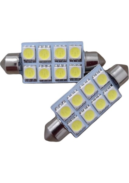 Led Aydınlatma Tavan Plaka Oto Iç Aydınlatma Süper Güçlü Beyaz Işık 36 mm 2'li indirimleri