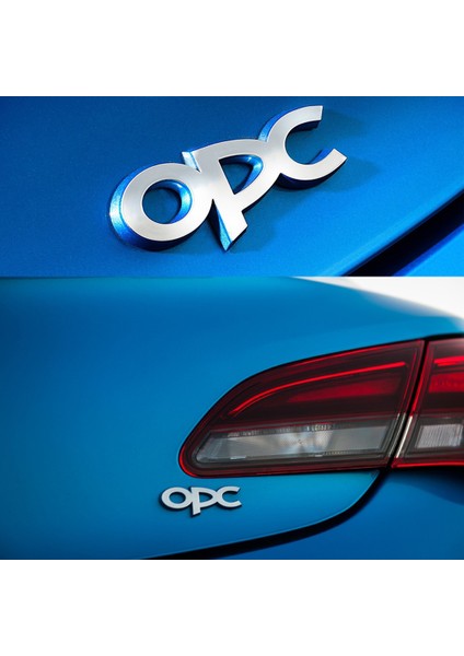 Opel Opc Panjur ve Bagaj Logosu Paslanmaz Metal + Anahtarlık Seti