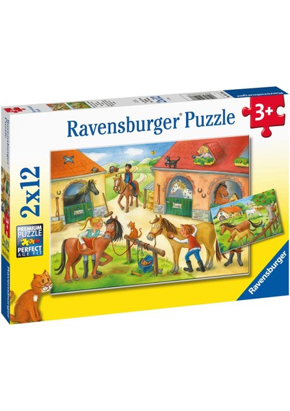 2X12 Parça Puzzle At Çiftliği 051786
