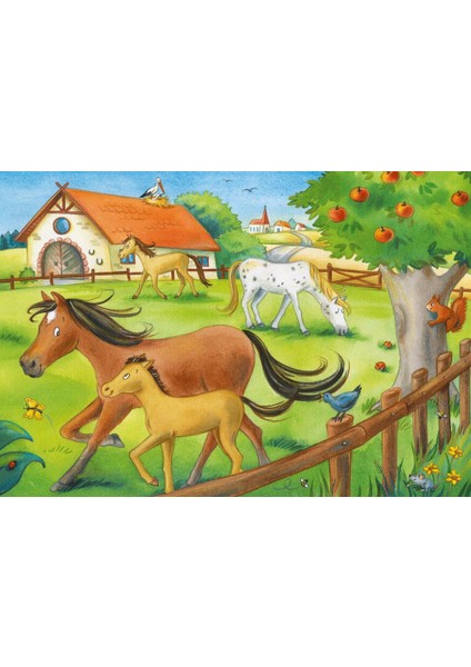 2X12 Parça Puzzle At Çiftliği 051786