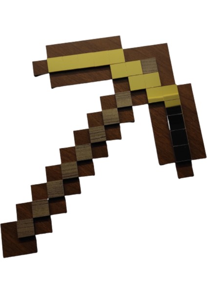 Payitaht Tablo Minecraft Altın Kazma Ahşap Oyuncak