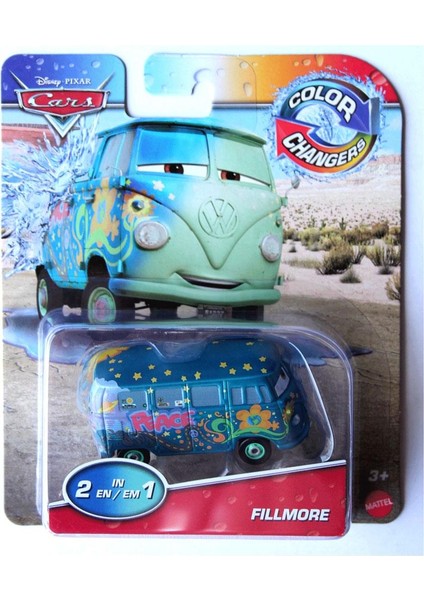 Disney ve Pixar Cars Renk Değiştiren Araba Serisi Fillmore GNY94-GYM69