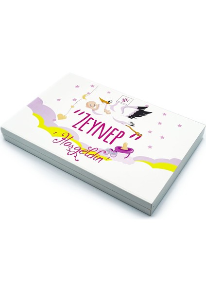 Kız Bebek Çikolatası 162 Adet Napoliten Çikolata Sarı Leylek fiyatları