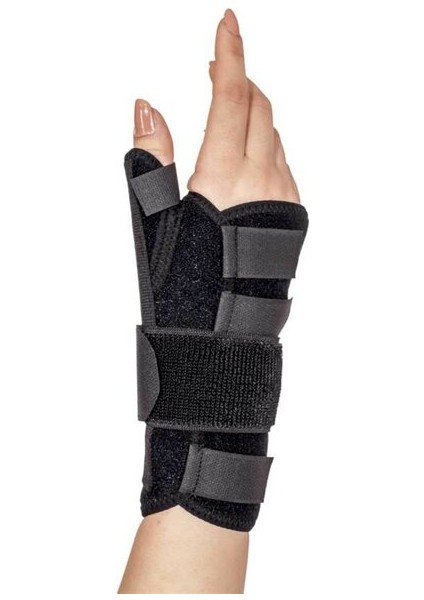 Baş Parmak Destekli El Bilek Ateli - Destekli El Bilek Splint Çift Taraflı