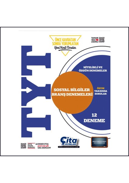 TYT Sosyal Bilimler Branş Denemeleri / Çita