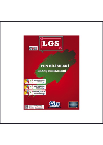 8. Sınıf LGS Fen Bilimleri Branş Denemeleri / Çita