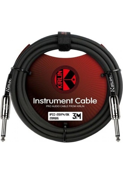 IPCC-201PN-3M-BK / 1/4" MONO PLUG