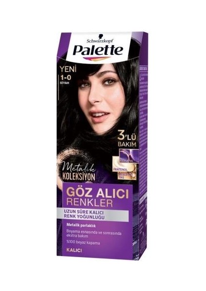 Saç Boyası 1-0 Siyah 3 Paket fiyatları